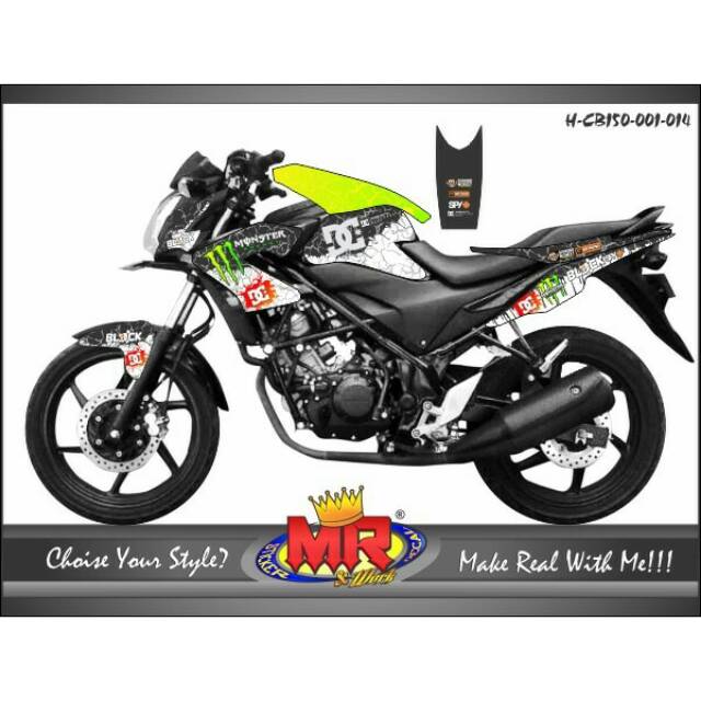 Decal Dekal Cb150r Old Lama Stiker Sticker Cb 150 R Semi Full