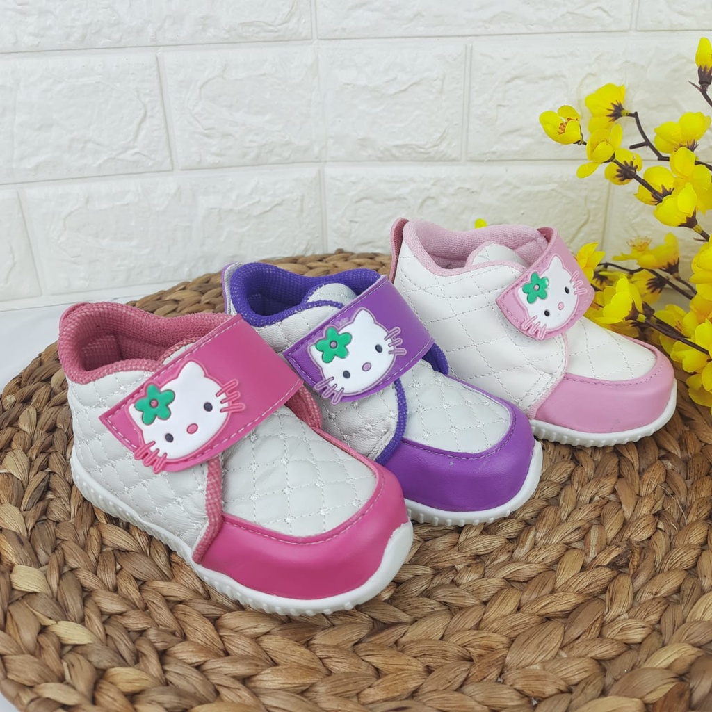 mandirishoesstore-SEPATU SNEAKER KARAKTER KARTUN KUCING ANAK PEREMPUAN 1-3 THN CAY18