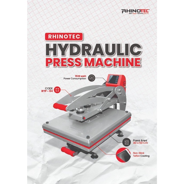 Mesin Press Rhinotec RTP 04