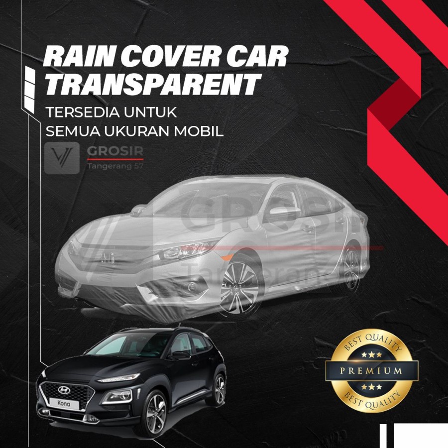 SARUNG TRANSPARAN HYUNDAI KONA / BODY COVER HYUNDAI KONA