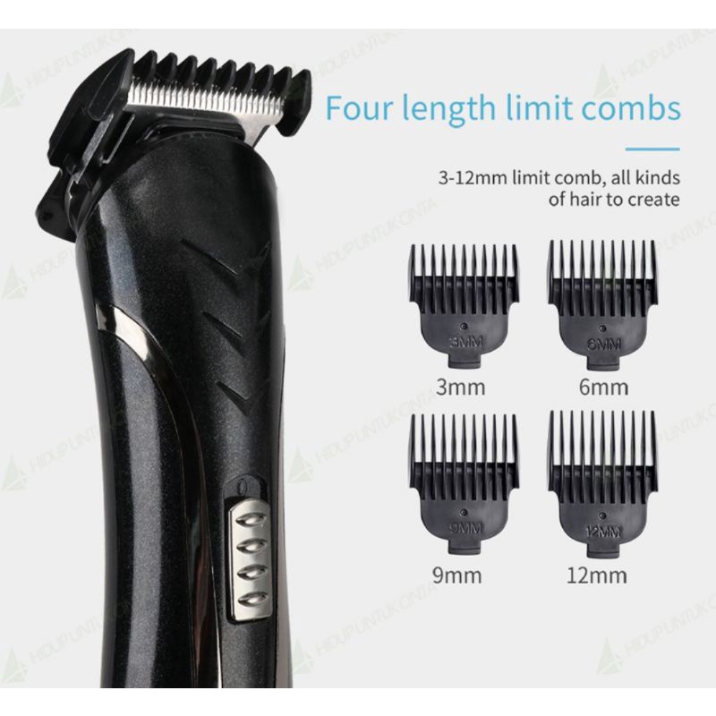 Mesin cukur rambut Kemei KM-1419 professional hair shaver rechargeable bergaransi