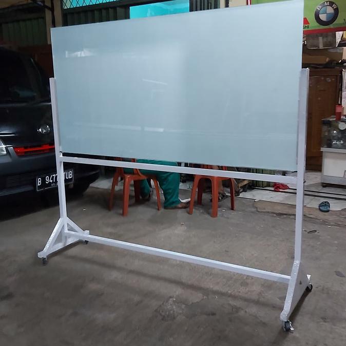 

glass whiteboard-papan tulis kaca - 100 x 200 cm