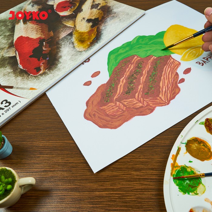 

Sketsagambar- Joyko Watercolour Pad A3 / Buku Cat Air & Akrilik Pad-2001 -Buku-Gambar-Sketsa.