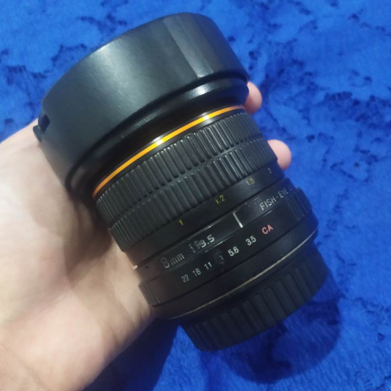 Lensa Samyang 8mm For CANON Kamera DSLR -Lens Wide