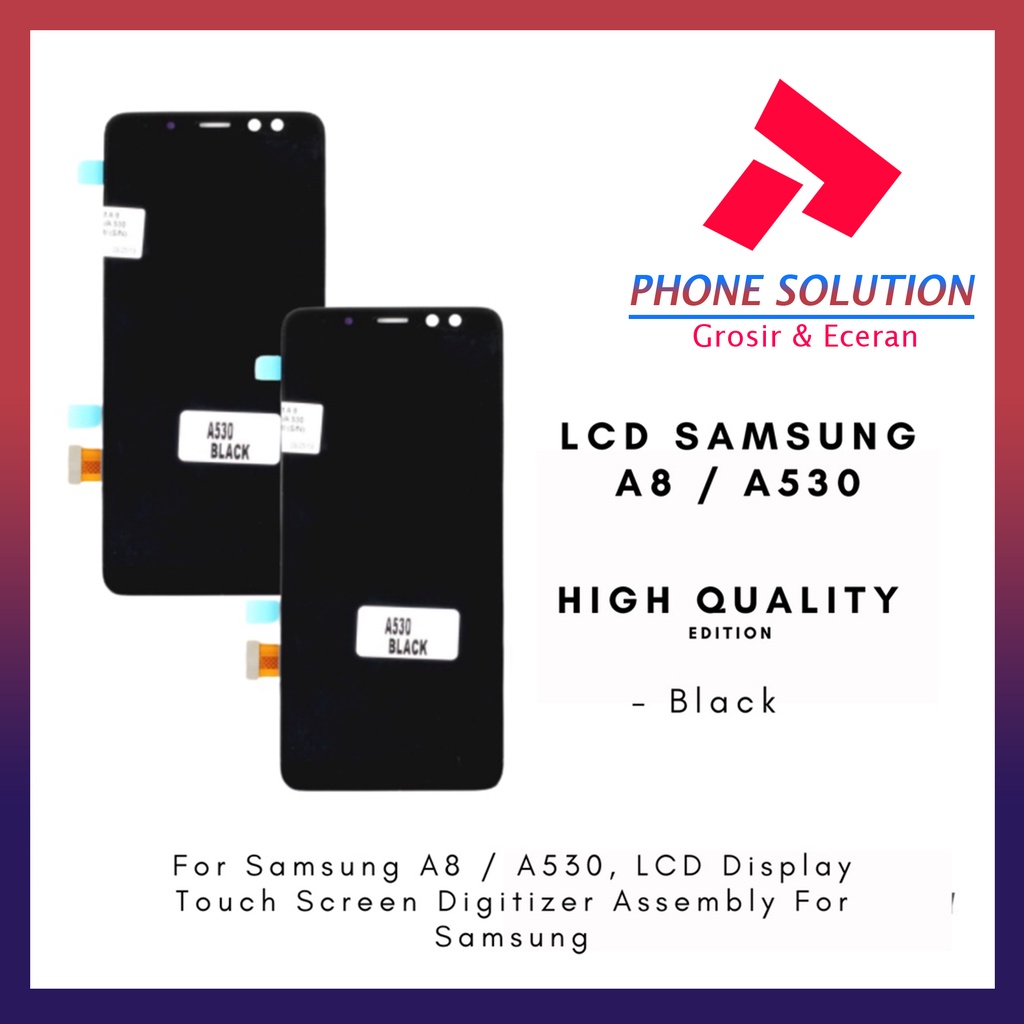 LCD Samsung A8 A530 2018 Fullset Touchscreen // Supplier LCD Samsung - Garansi 1 Bulan