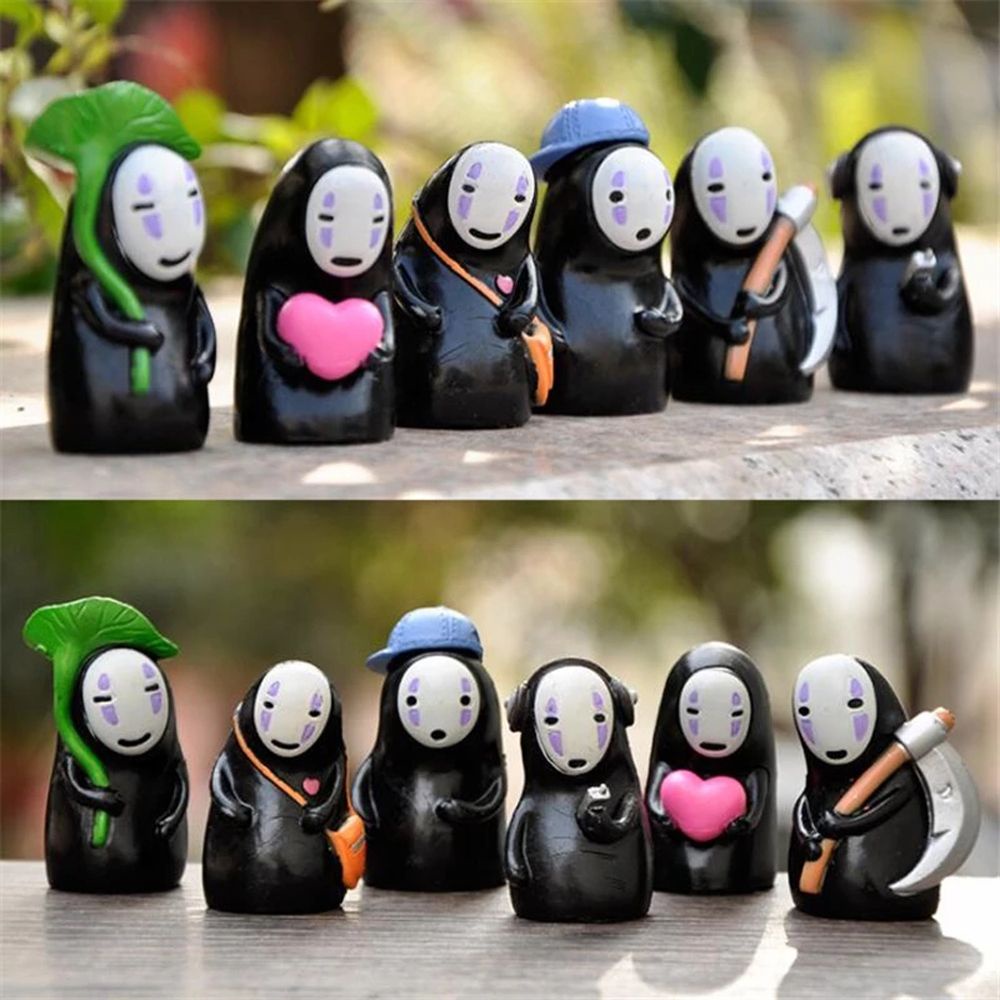 Needway  Japan Anime Anime Spirited Away Home Decor Faceless Man No Face Man Figure Collection Model Figure Toys Model Toy Toy Gifts Collection Gifts Gost Action Figure