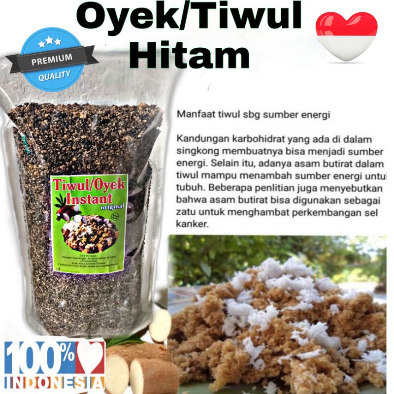 

Beras Oyek &;Tiwul Original Pangan Alternatif