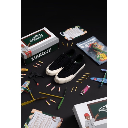 MARQUE TOVA 2.0 - Sepatu dengan Konsep Jadul Tahun 90an, FREE MAINAN JADUL NOSTALGIA