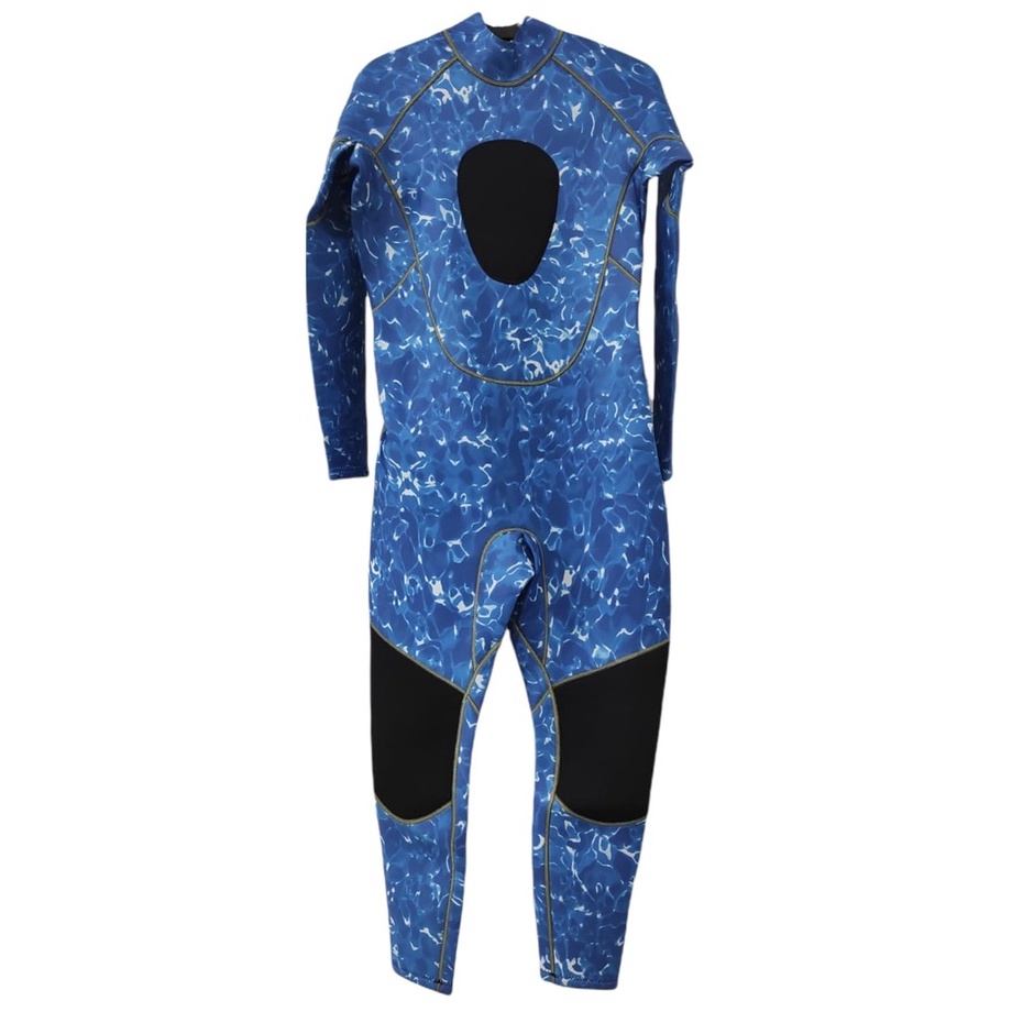 Wetsuit One Pieces Lifurious Spearfishing Neoprene 3mm Blue Water