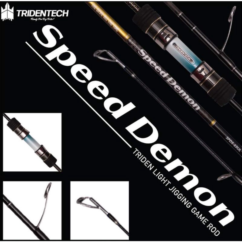 Joran Spinning Tridentech Speed Demon Ultra Light Jigging PE 0.3-1.0 0.6-1.5 SDPS-63XUL/UL