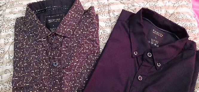 [gridline - R068 & R068-b] Kemeja Batik Pria Katun Lengan Pendek Regular Batik