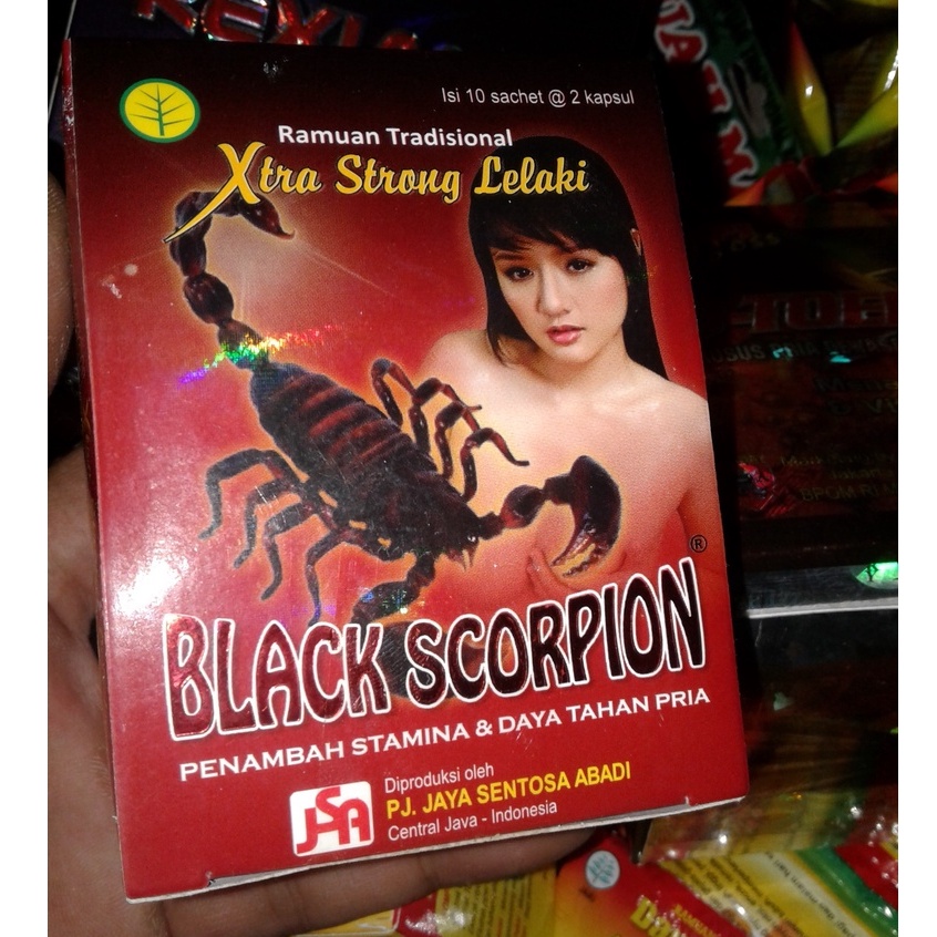 Jamu Obt Kuat Kapsul Black Scorpion Original