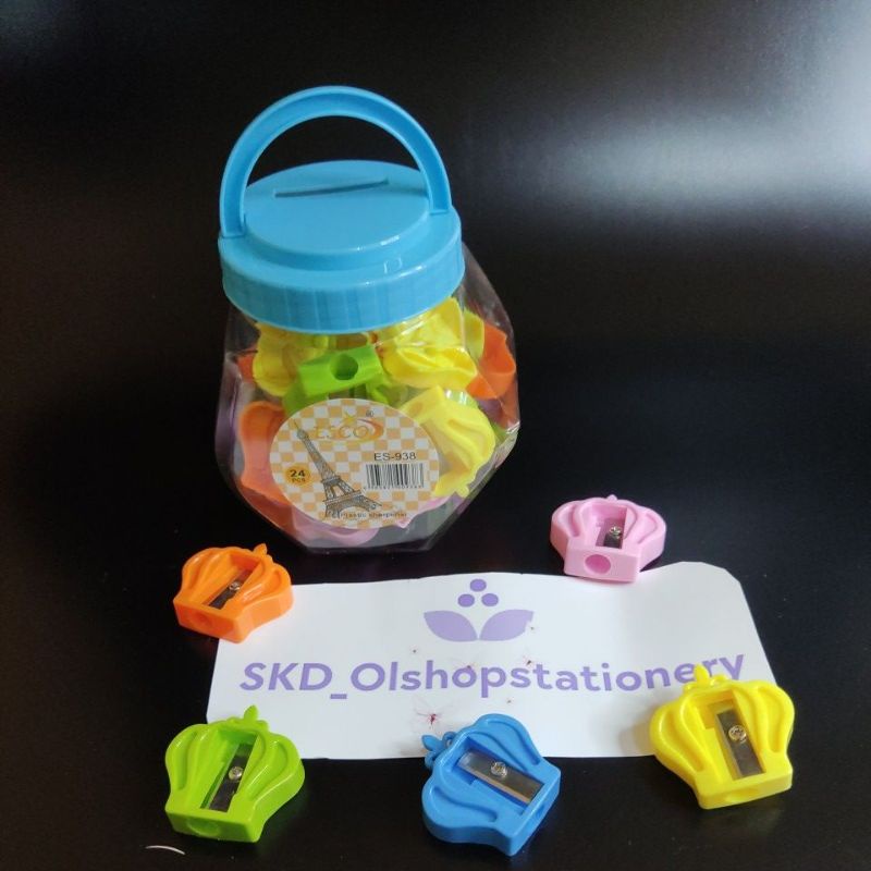 

Rautan serutan pensil toples isi 24 pcs