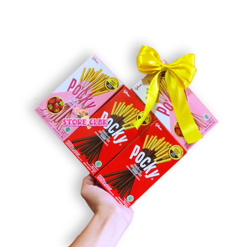 Pocky Love 4 Packs / Pocky Viral / Snack Love / Kado Snack | Kado Anniversary Valentine Wisuda Weddi