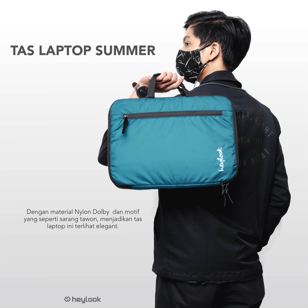 TAS LAPTOP JINJING TENTENG MACBOOK AIR PRO ASUS ACER HP LENOVO DELL HUAWEI INFINIX NOTEBOOK BAG PRIA WANITA 13.3 14 15.6 INCH