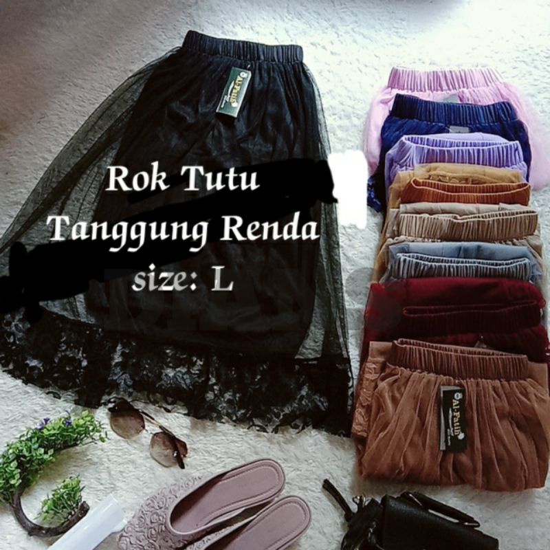 Rok Tutu Anak Tanggung Renda Bawah | maxi skirt