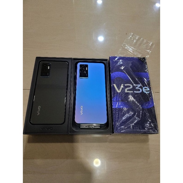 HP VIVO BARU V23E GARANSI RESMI 6 BUPAN NEW 100% ORI LENGKAP CHARGER KABEL DATA BOX