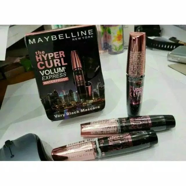 COD TERMURAH Mascara MAYBELLINE hyperCURL VOLUM TERLARIS