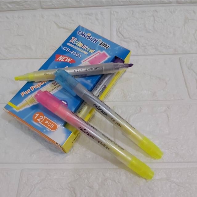 

Highlighter/stabilo 2 warna