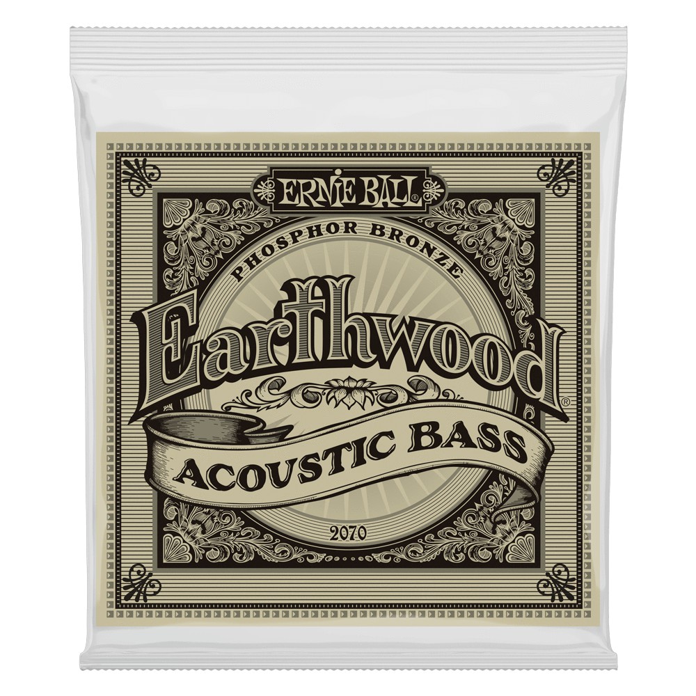 Ernie Ball Earthwood Phosphor Bronze Acoustic Bass Strings  4595 Gauge P02070