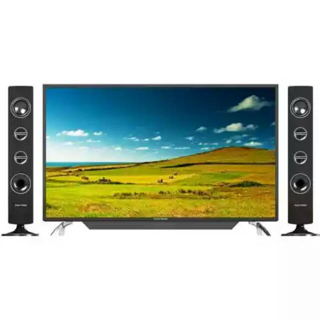 LED TV Cinemax Polytron 43 inch + Tower Speaker - 43 TS 153 HDMI USB