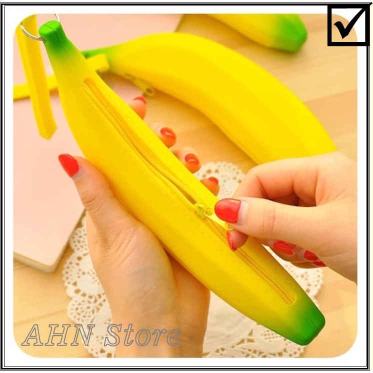 

Terlaris! Kotak Pensil/Dompet Lucu Unik Bentuk Buah Pisang Cute Bananas Purse