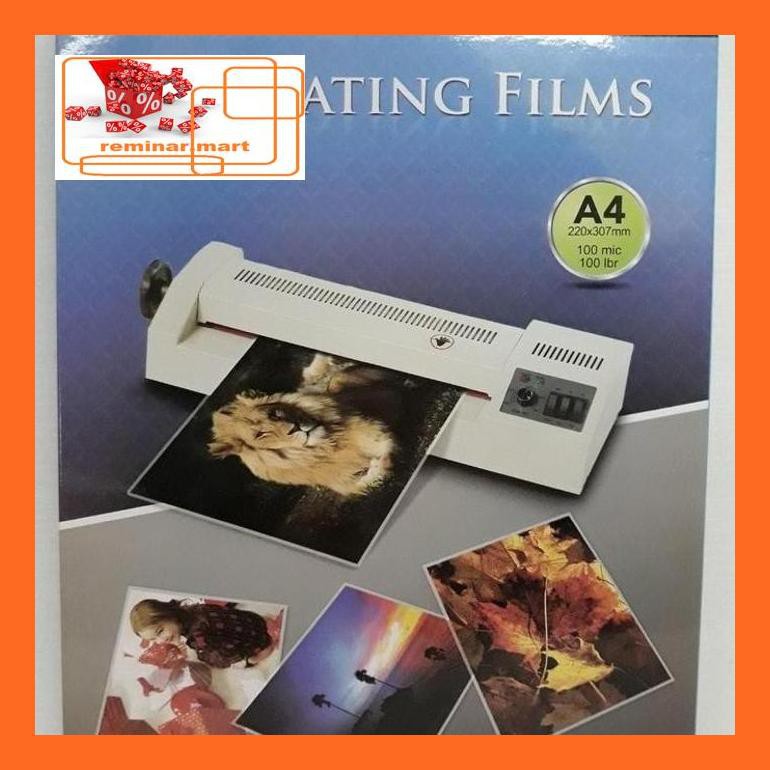 

474Srem Plastik Laminating Film A4 (100 Lembar) Repjd80E