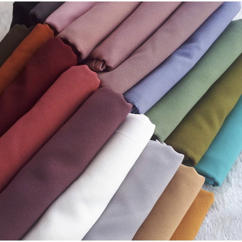 [ 𝐂𝐫𝐨𝐜𝐮𝐬 ] (180*75 cm) Pashmina Tali Picot Diamond Italiano / Crochet Renda Kerudung Hijab-6