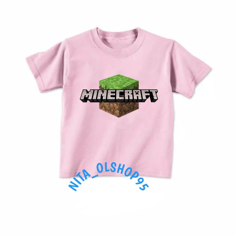 baju anak karakter, baju anak minecraft