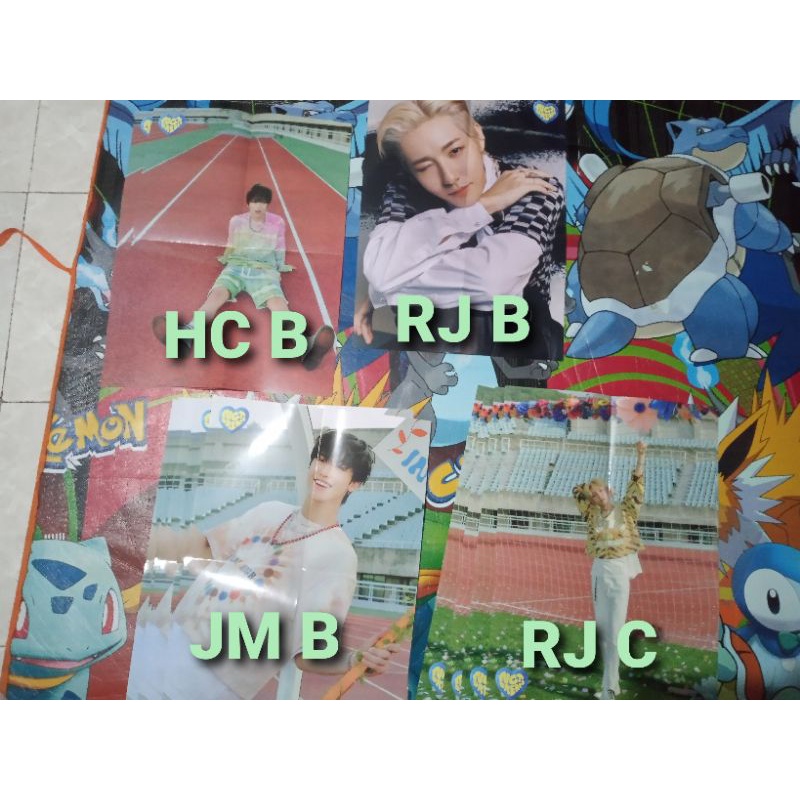 nct dream hello future tattoo sticker dan folded poster