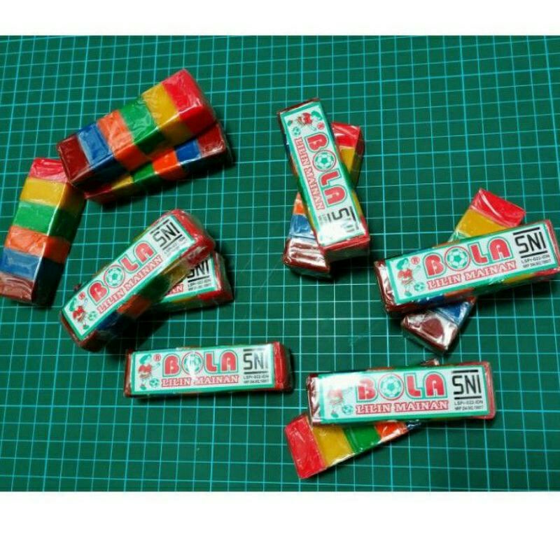 Mainan Lilinan Isi 6 Pcs / Mainan Lilinan  Merk Bola Isi 6 PCS / Lilin Mainan Isi 6 Pcs / Plastisin 