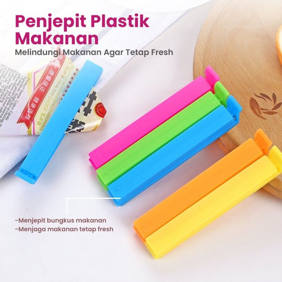 PENJEPIT KEMASAN MAKANAN FOOD CLIP JEPIT PLASTIK MAKANAN SERBAGUNA