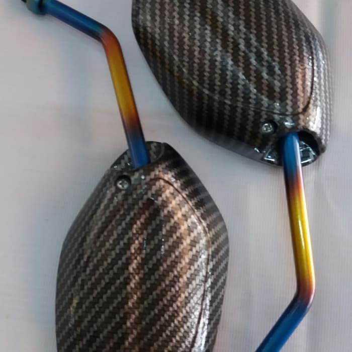 Spion Twotone Carbon Karbon Suzuki Satria Fu Skydrive Skywave