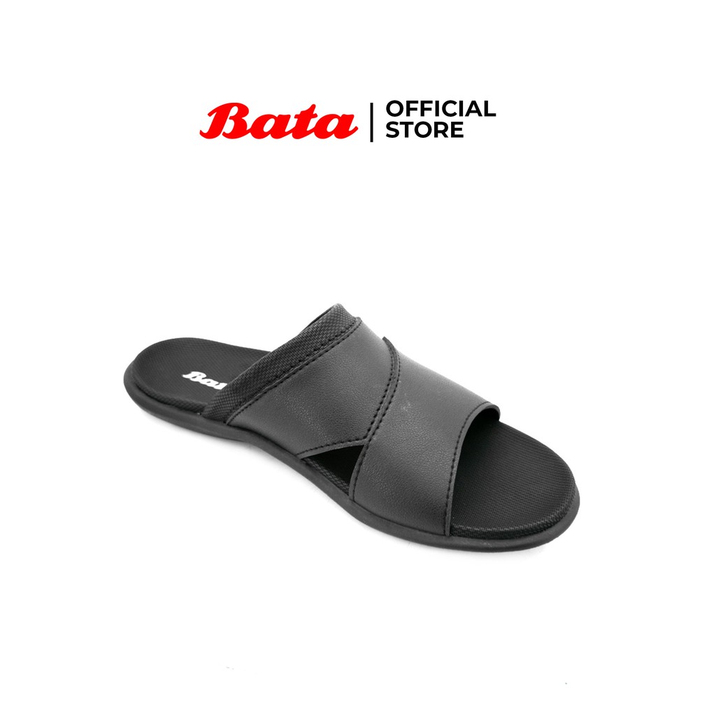 Bata Sandal Pria Skip Black - 8716197 / Ramayana Jatinegara