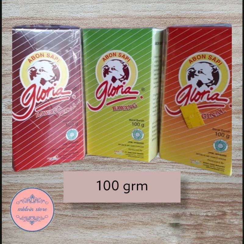 

Abon Sapi Gloria 100gr