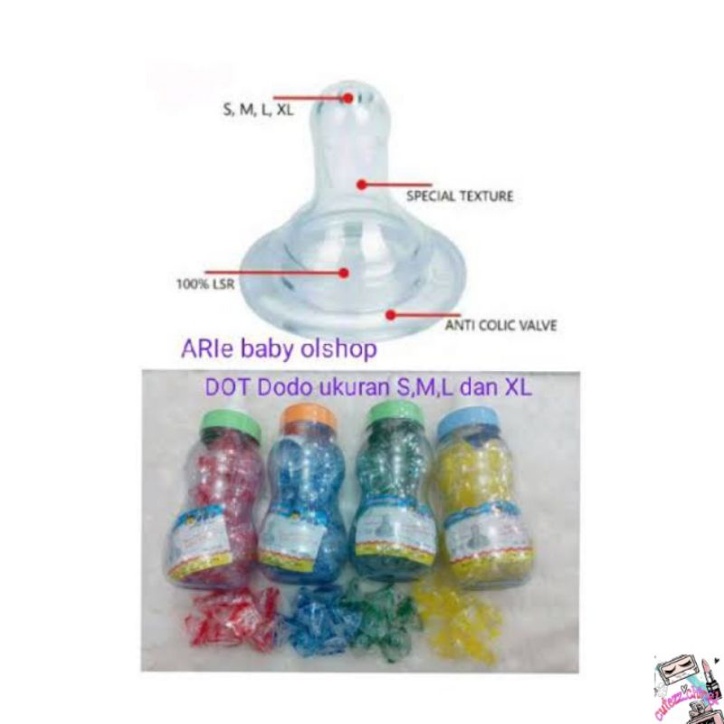 ☃Cutezz_Ching1☃Dodo Dot Silicone Nipple(Dot Bulat) Satuan