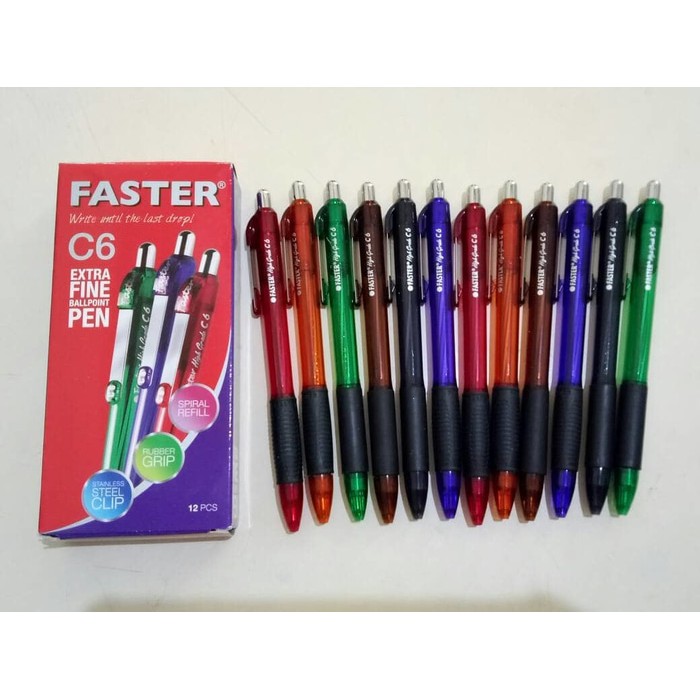 Jual Pulpen Faster C6 Indonesia|Shopee Indonesia