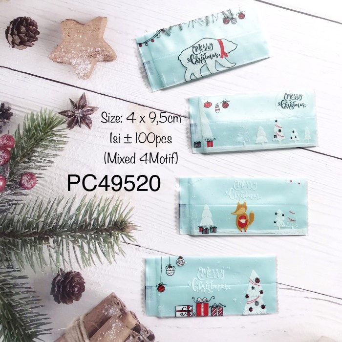 

Plastik Natal Nougat PC49520 Permen, Kacang, Cookies, Snack PC495