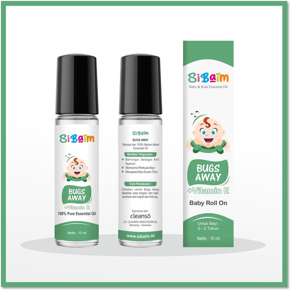 Menjaga Bayi Dari Gigitan Nyamuk - SIBAIM BABY BUGS AWAY Essential Oil 10ml by psikopediastore