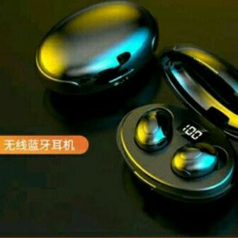 headset tws wireless plus powerbank