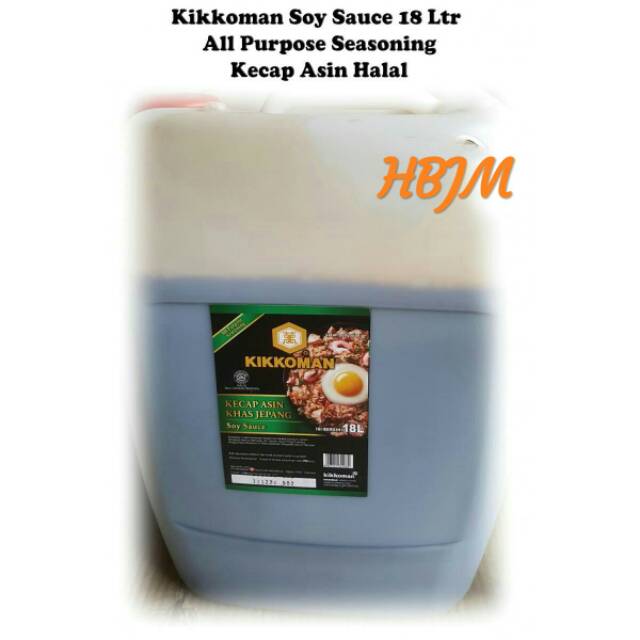 

Kikkoman Soy Sauce 18 Ltr - All Purpose Seasoning / Kikkoman Kecap Asin Kikkoman - Serbaguna