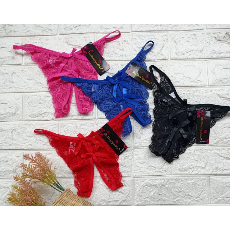 grosir gestring brukat transparan isi 12pcs