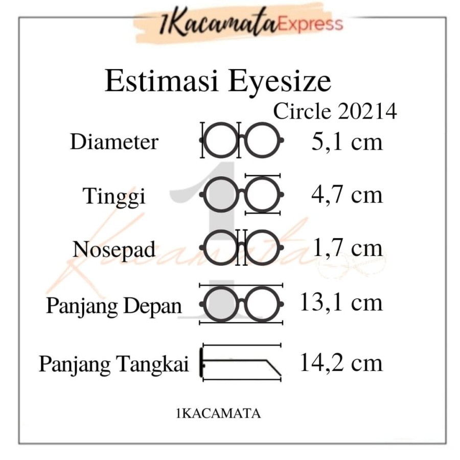 PAKET FRAME KACAMATA + LENSA ANTIRADIASI TYPE NANA