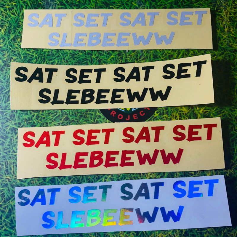 Sticker satset slebew cuting sticker viral motor helm dll slebeww sticker satsetsatset