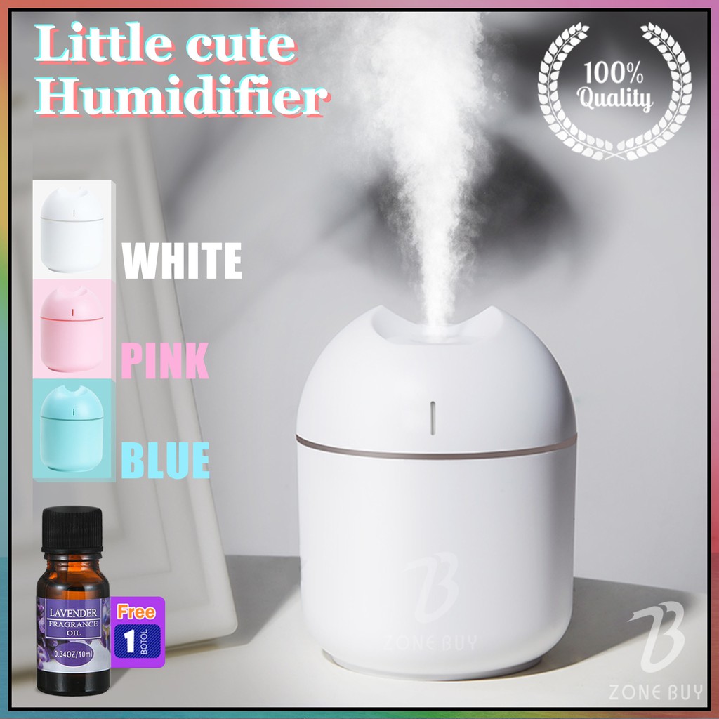 100% ORI Little cute Humidifier 250MLPurifier Diffuser Portable Terapkan ke Essential oil