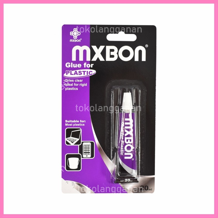 

Mxbon Lem Plastik 20 Ml - Transparan