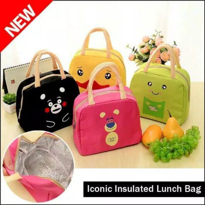 Lunch bag cooler bag Tas bekal KARAKTER / tas bekal karakter ukuran besar