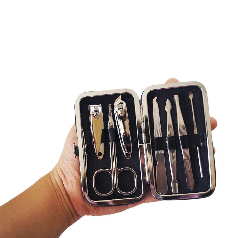 GUNTING KUKU SET ISI 7 PCS MINI MANIPEDI SET MANICURE PEDICURE