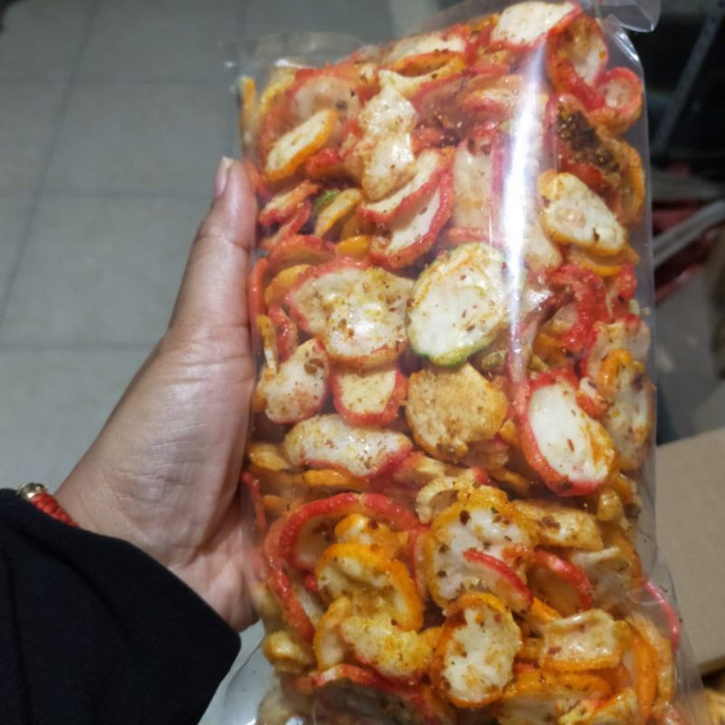 

kerupuk pedas seblak kencur
