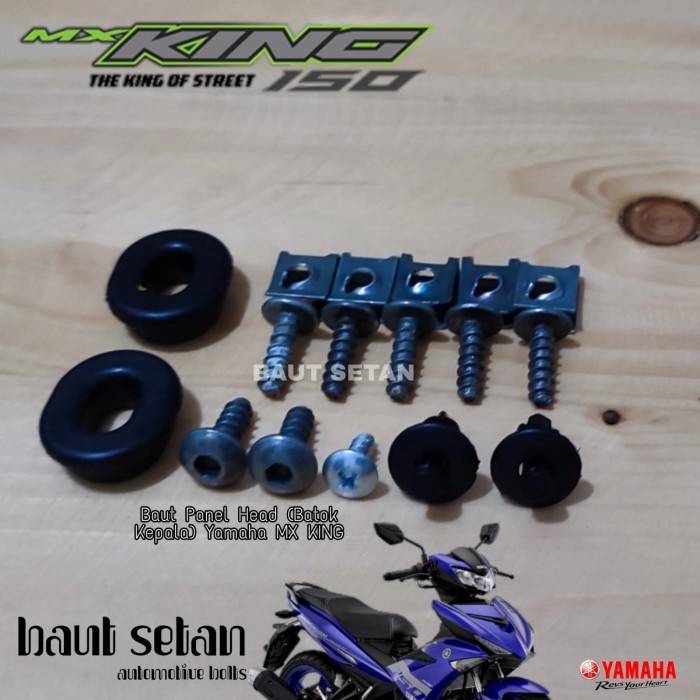 Baut fullset Batok kepala mx-king 150/baut head lamp Mx-King 150